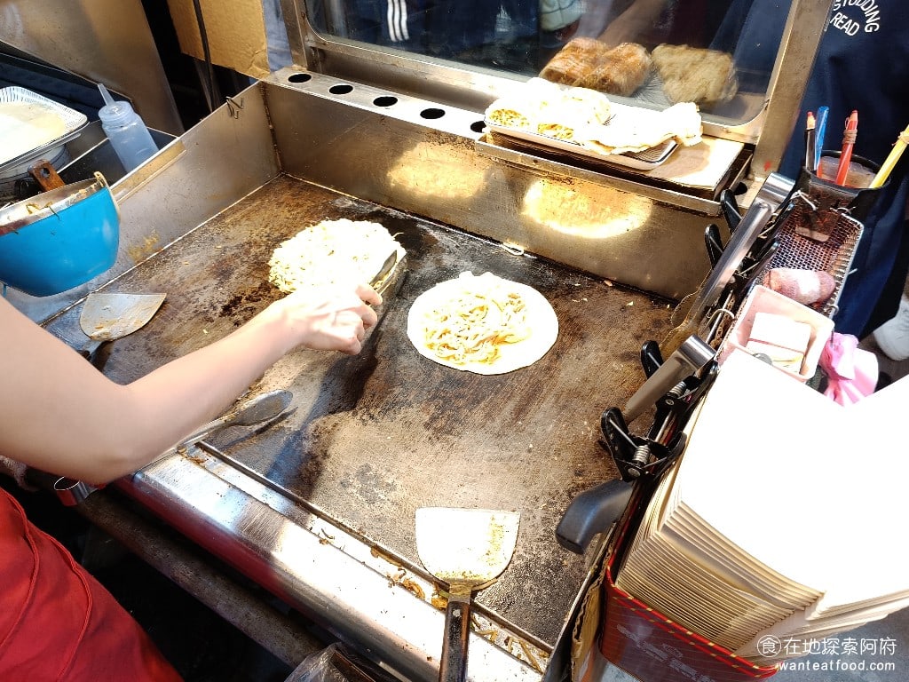 鴻記鐵板燒蔥餅捲 大同區美食 台灣小吃