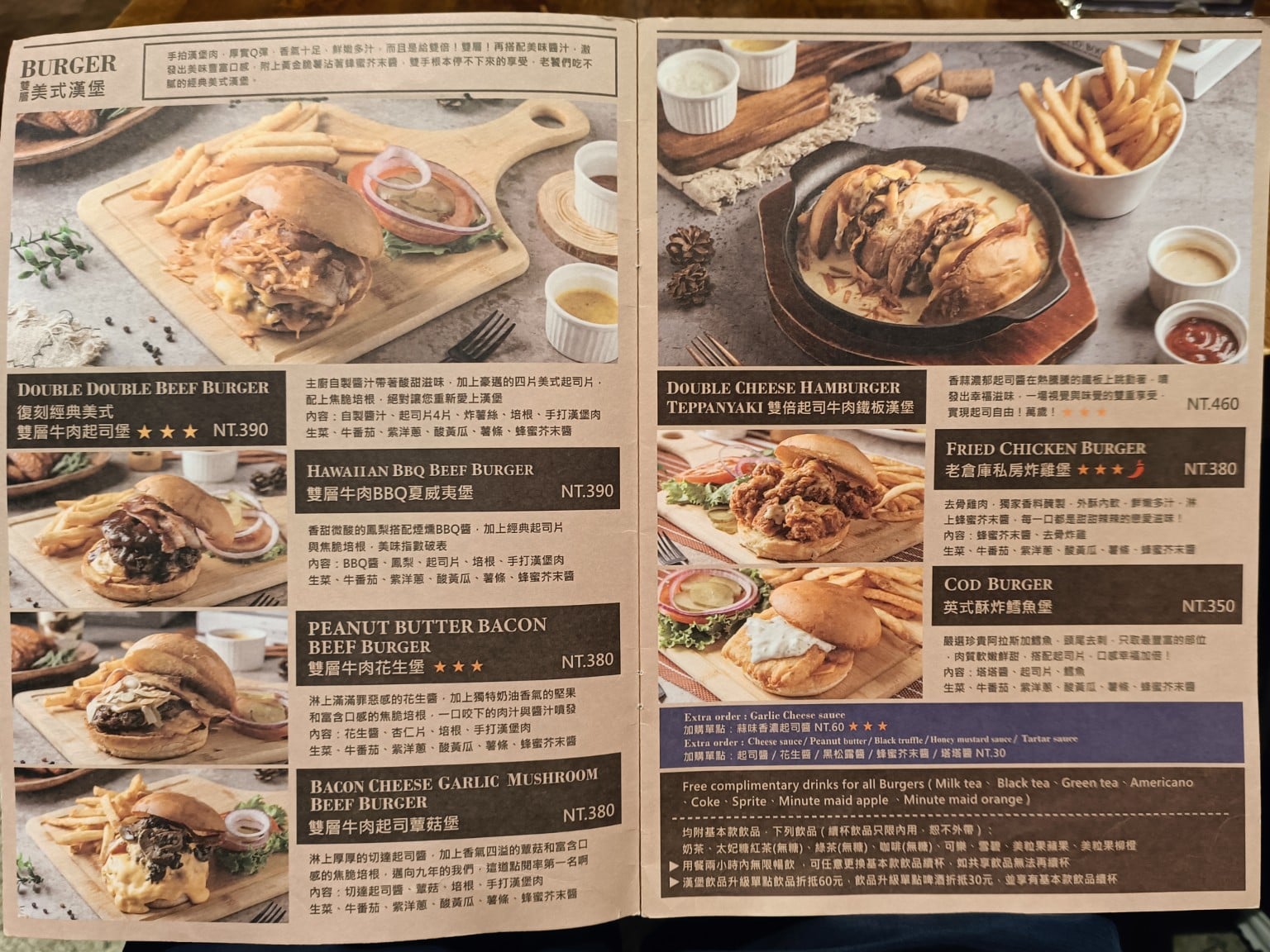Marcus老倉庫內湖店 內湖美食 西湖美食 美式料理 店家菜單
